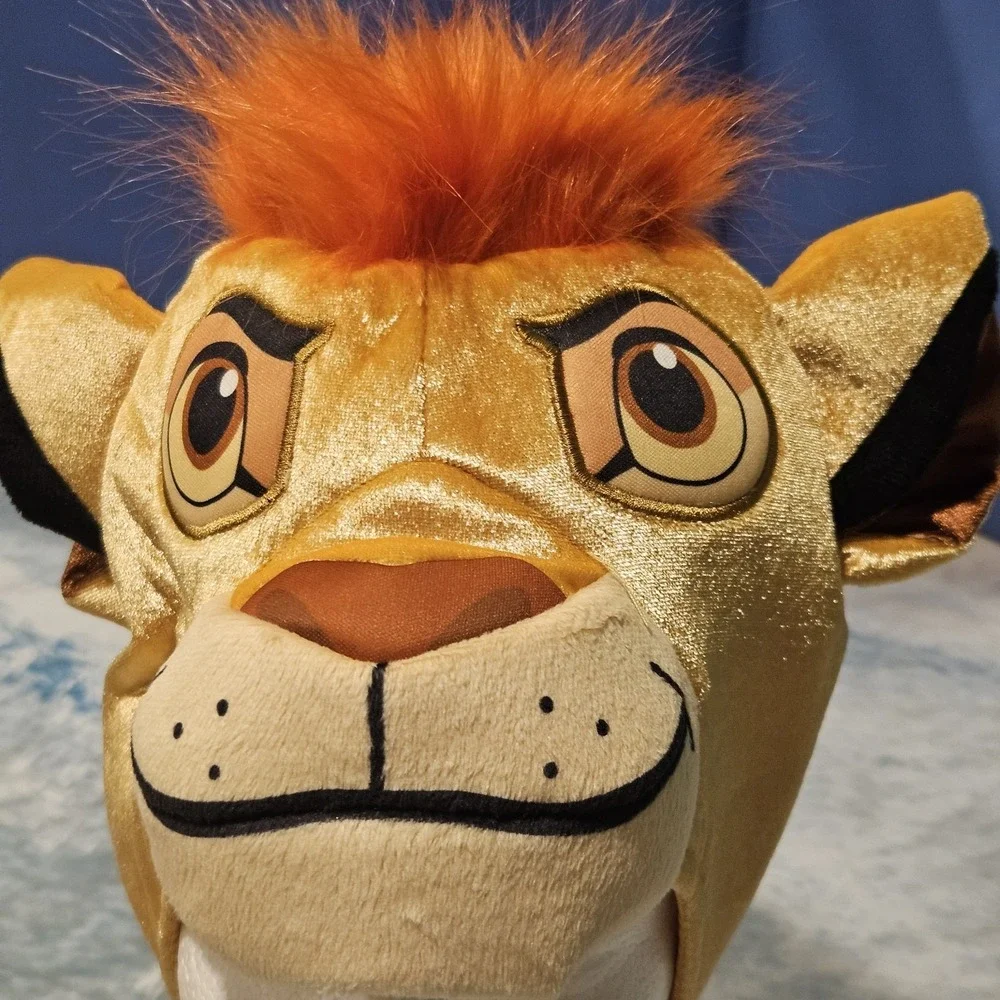 Disney Junior The Lion Guard Kion Costume Toddler Large 4-6 Jumpsuit Mask Tail